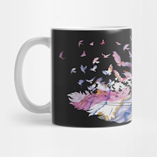 Abstract Bird art, abstract painting Mug